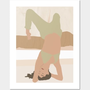 Yoga Women #abstract #digitalart Posters and Art